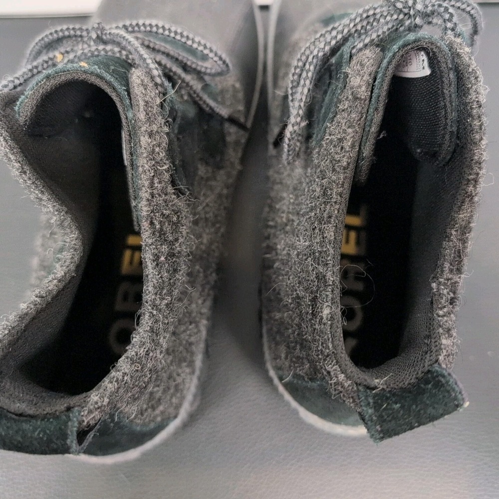 Sorel Out N About Plus LL3650 Black Wool Waterproof Duck Rain boots Size 7.5‎ - Picture 6 of 8